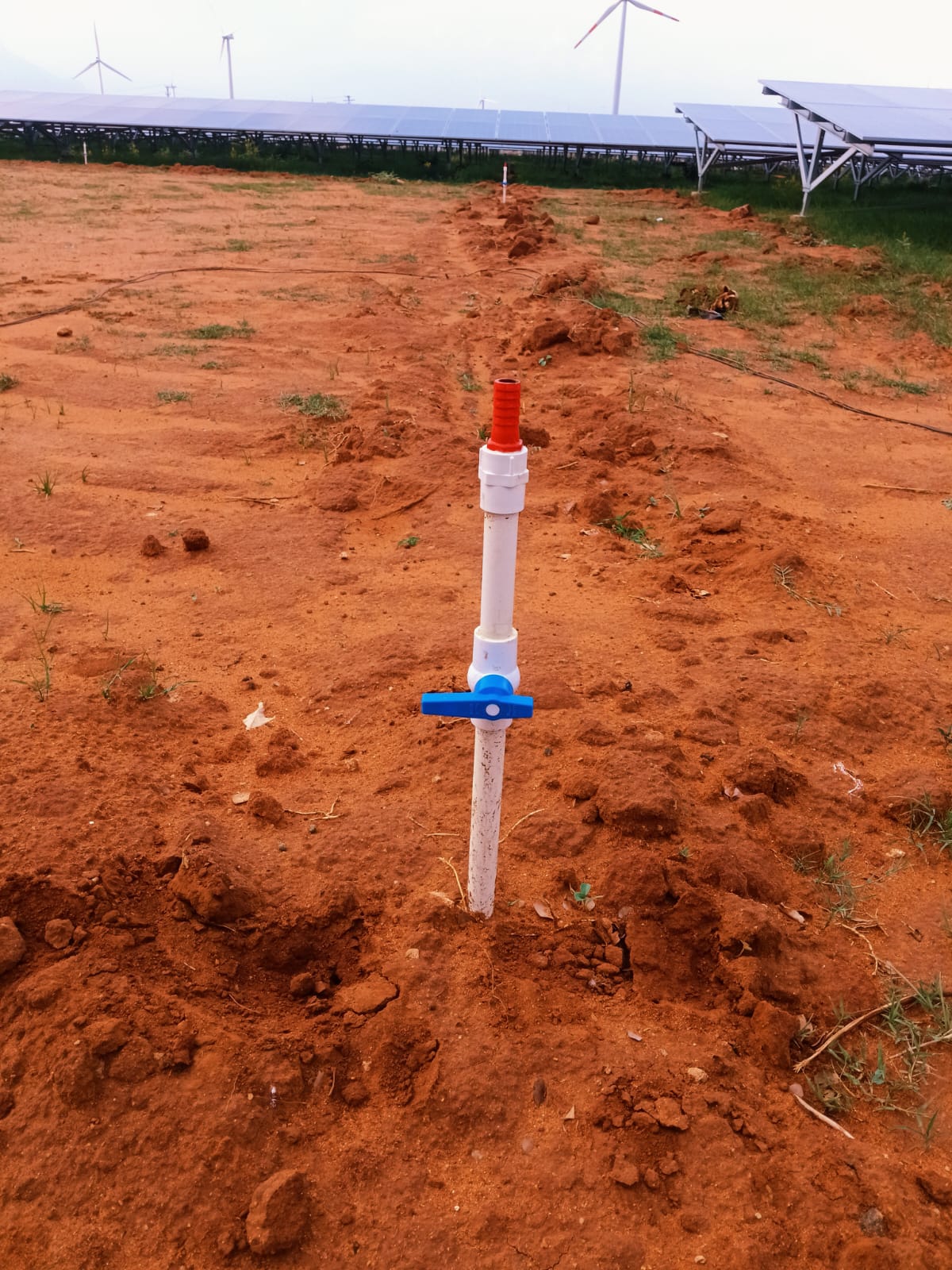 Ground mount solar plant installation 8